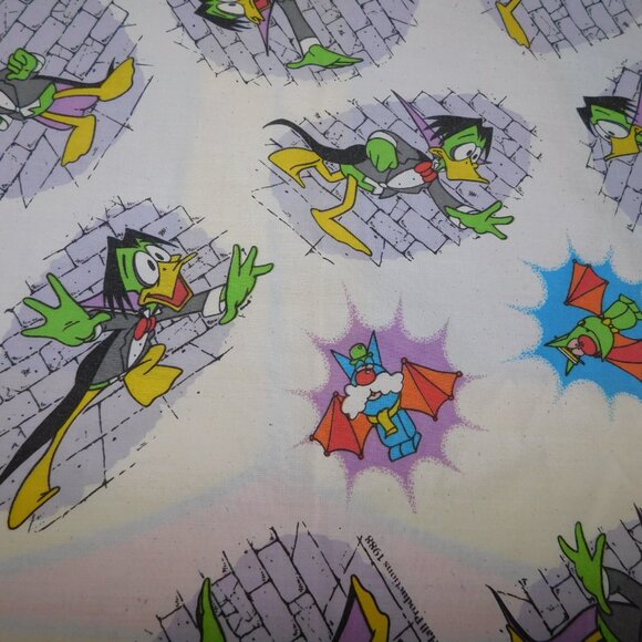 Vintage 1988 Count Duckula Twin Duvet Cover British Cartoon - Picture 7 of 8